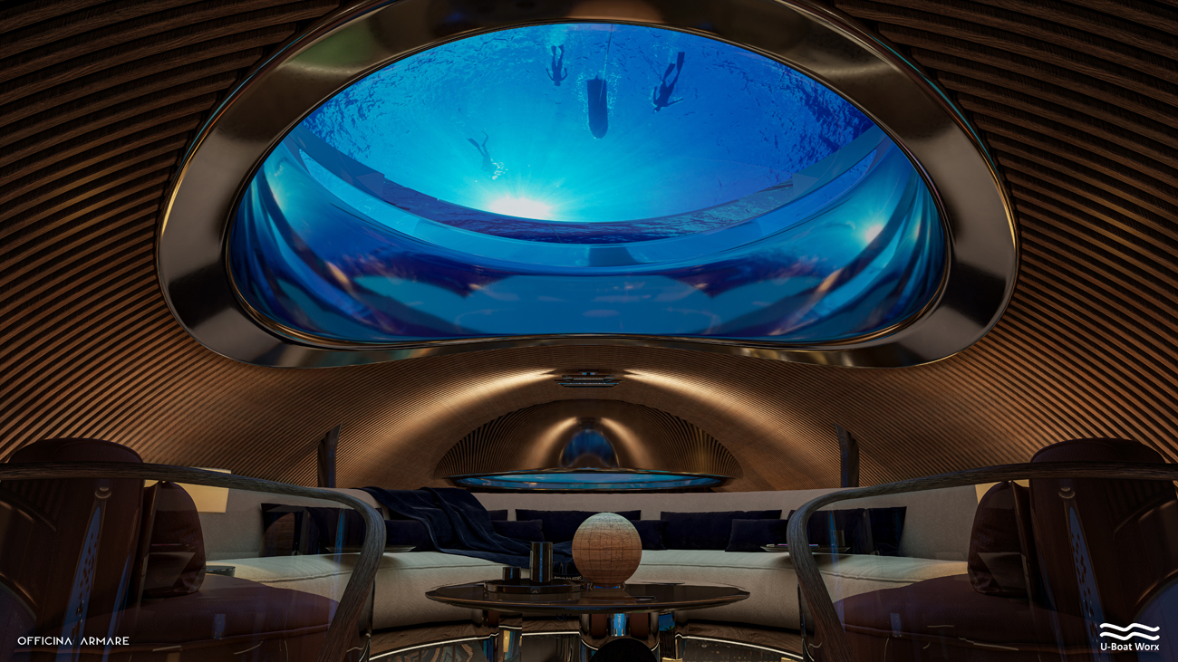 U-Boat Worx releases interior design for Nautilus Yacht Submarine
