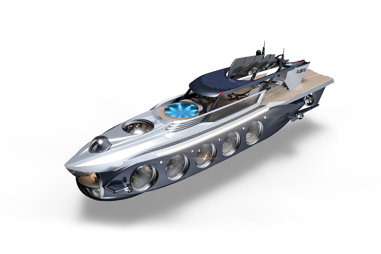 U-Boat Worx releases interior design for Nautilus Yacht Submarine