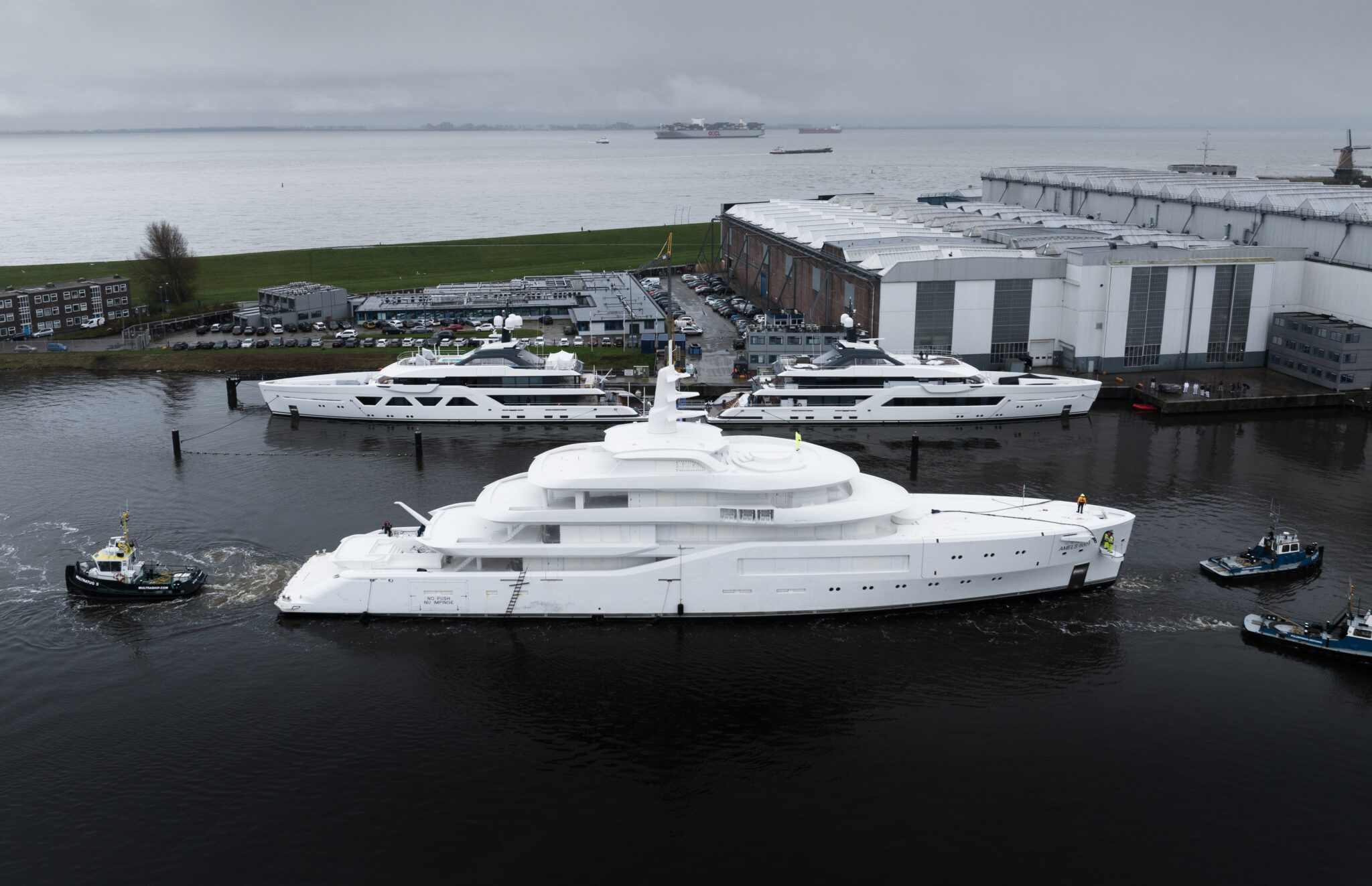 The first Damen Yachting Amels 80 reaches her destination for ...